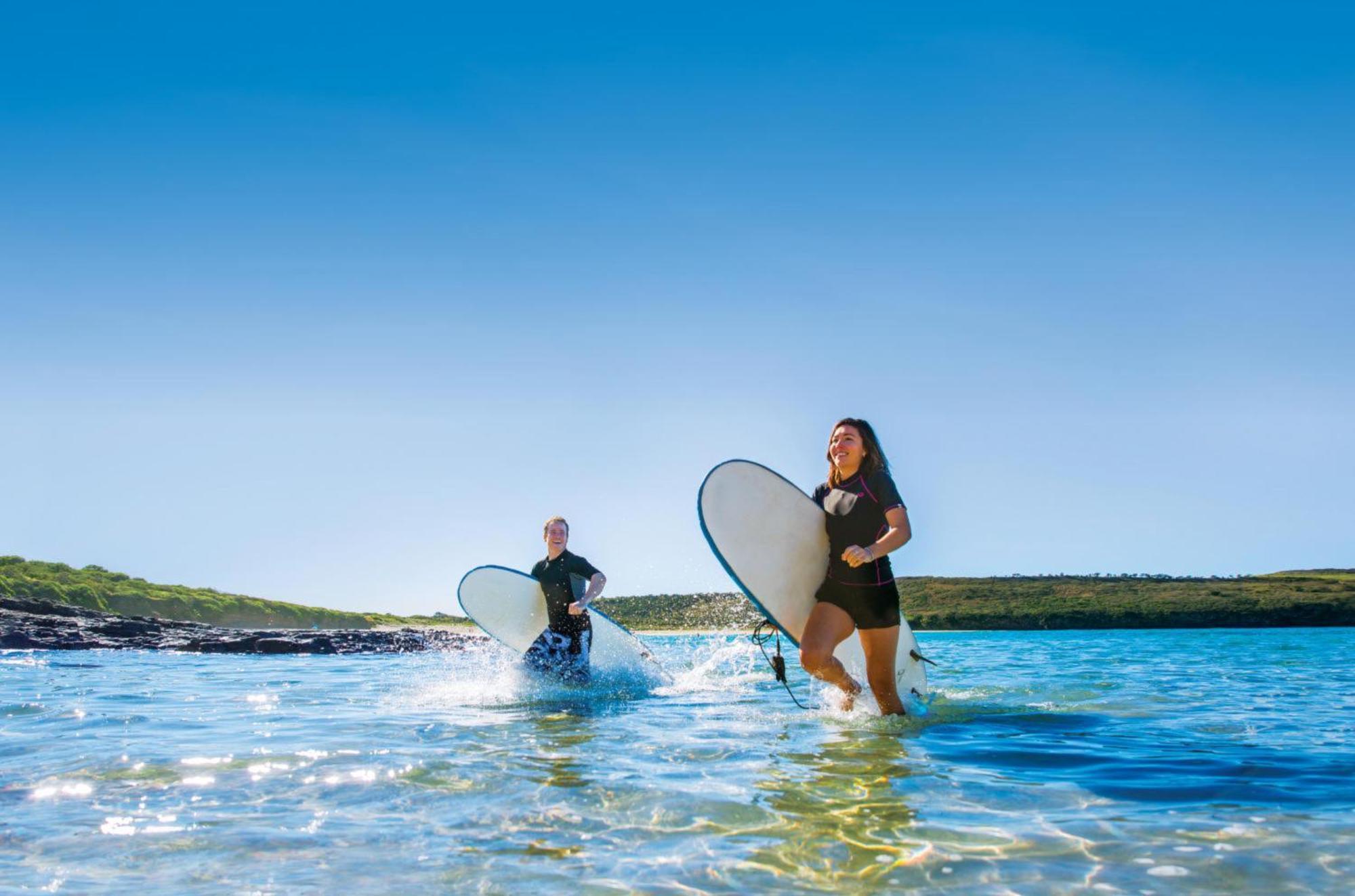 Surfrider Caravan Park Barrack Point Dış mekan fotoğraf