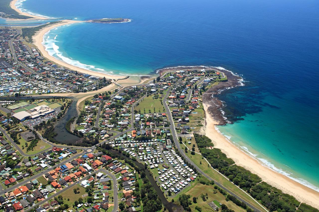 Surfrider Caravan Park Barrack Point Dış mekan fotoğraf